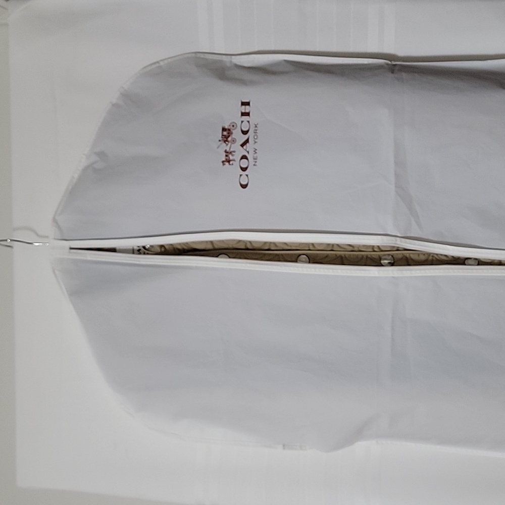 Coach  Monogram  Jacket Color: Tan Sz:S - Picture 10 of 10